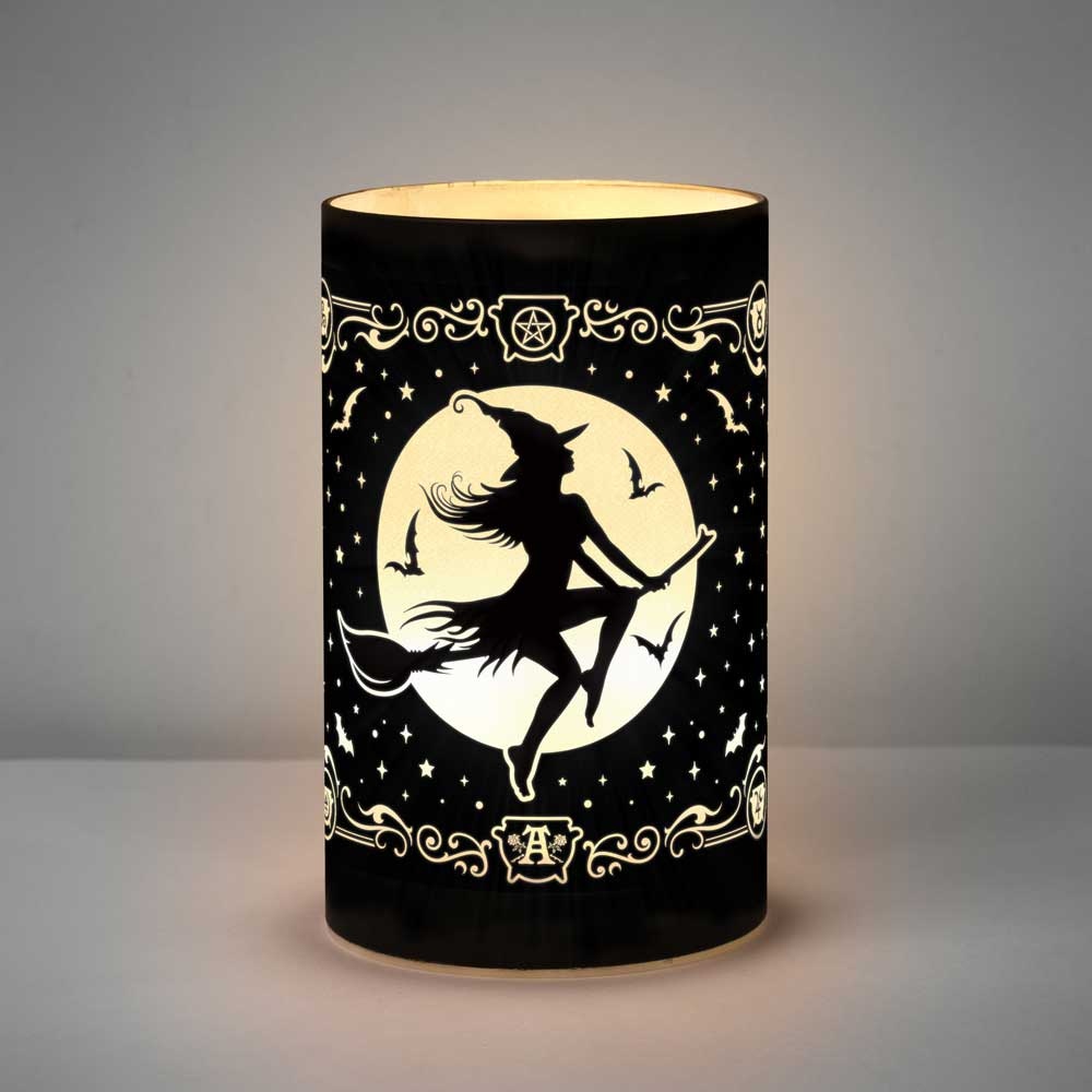 Alchemy - Witch by Moonlight Lantern Tafellamp - Zwart